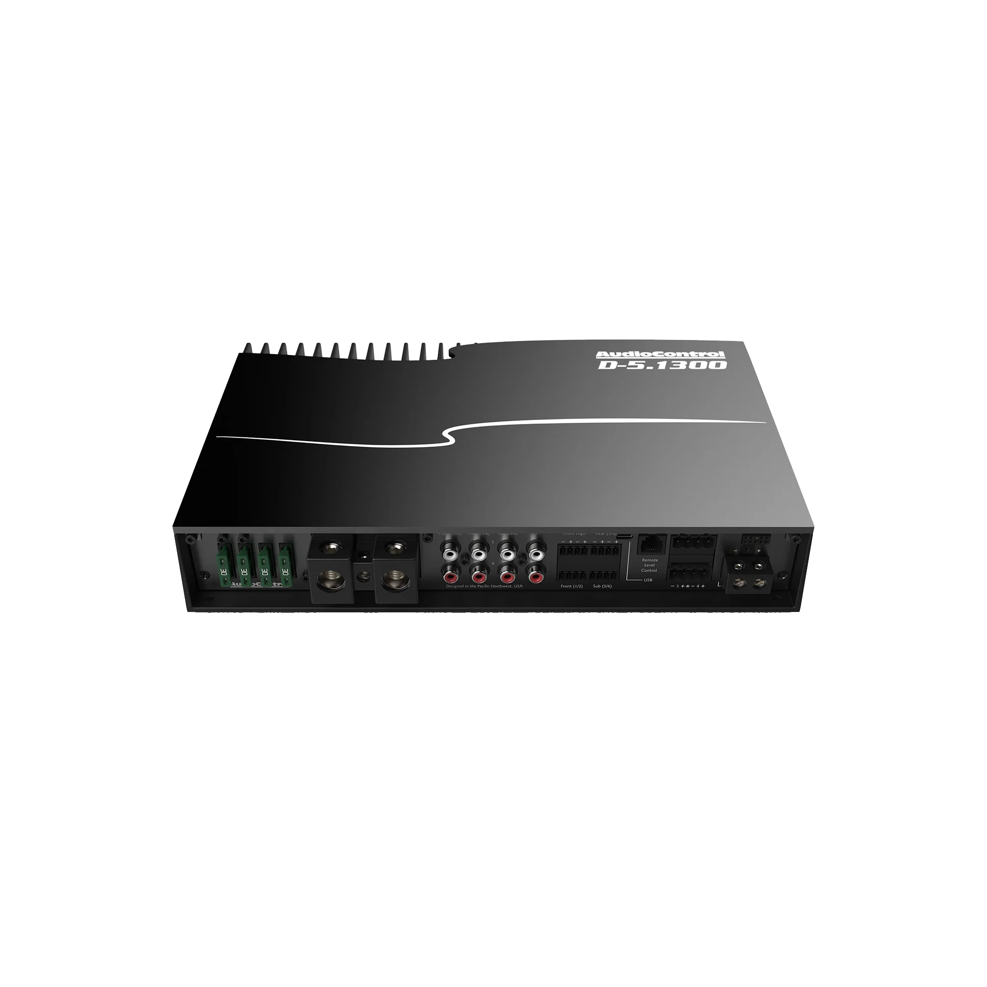 D-5.1300 High-Power 5-Channel DSP Matrix Amplifier w/AccuBass - Image 4