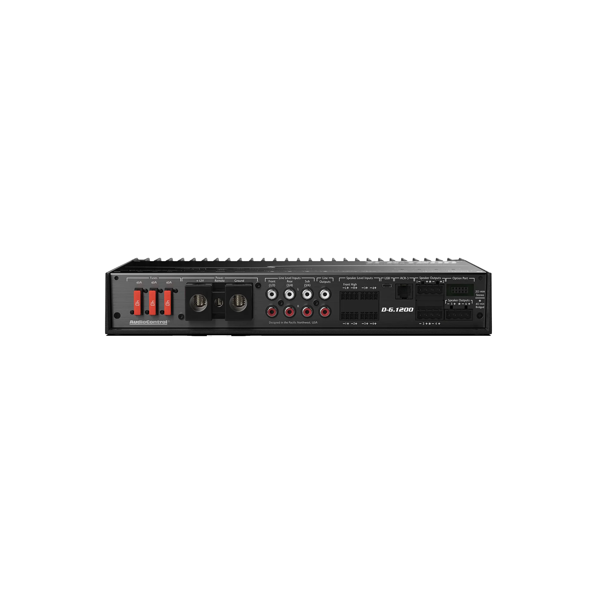 D-6.1200 High-Power 6-Channel DSP Matrix Amplifier w/AccuBASS - Image 4