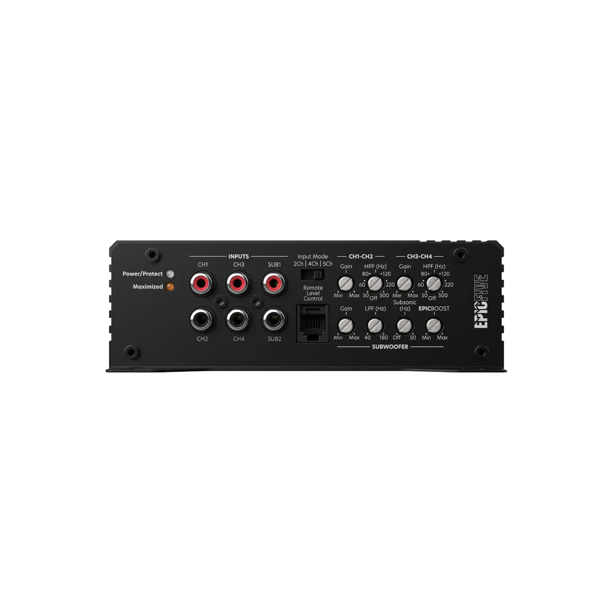 EPICFIVE 5-Channel Amplifier, 1100W RMS - Image 4