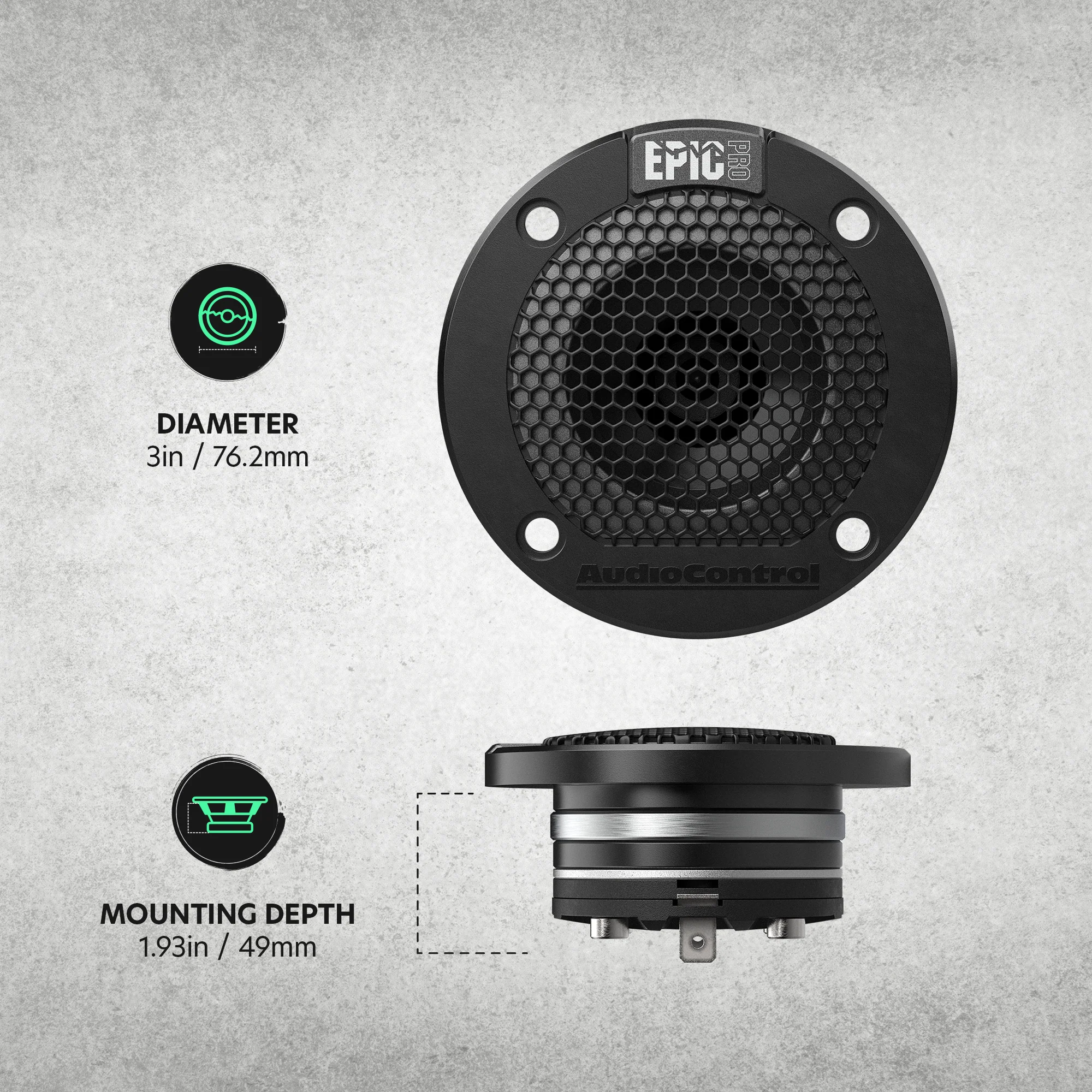 EPICPRO3NT 3" Neodymium Tweeters, 140W RMS, 4 Ohms (Pair) - Image 6