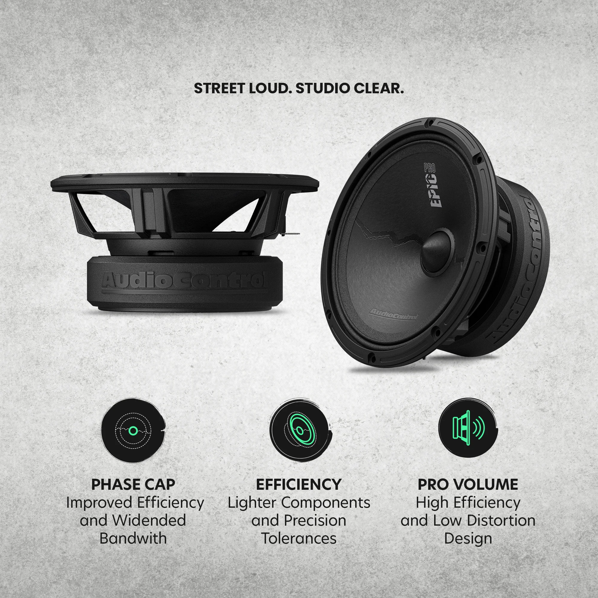 EPICPRO6X 6.5" Midrange Speakers, 200W RMS, 4 Ohms (Pair) - Image 4