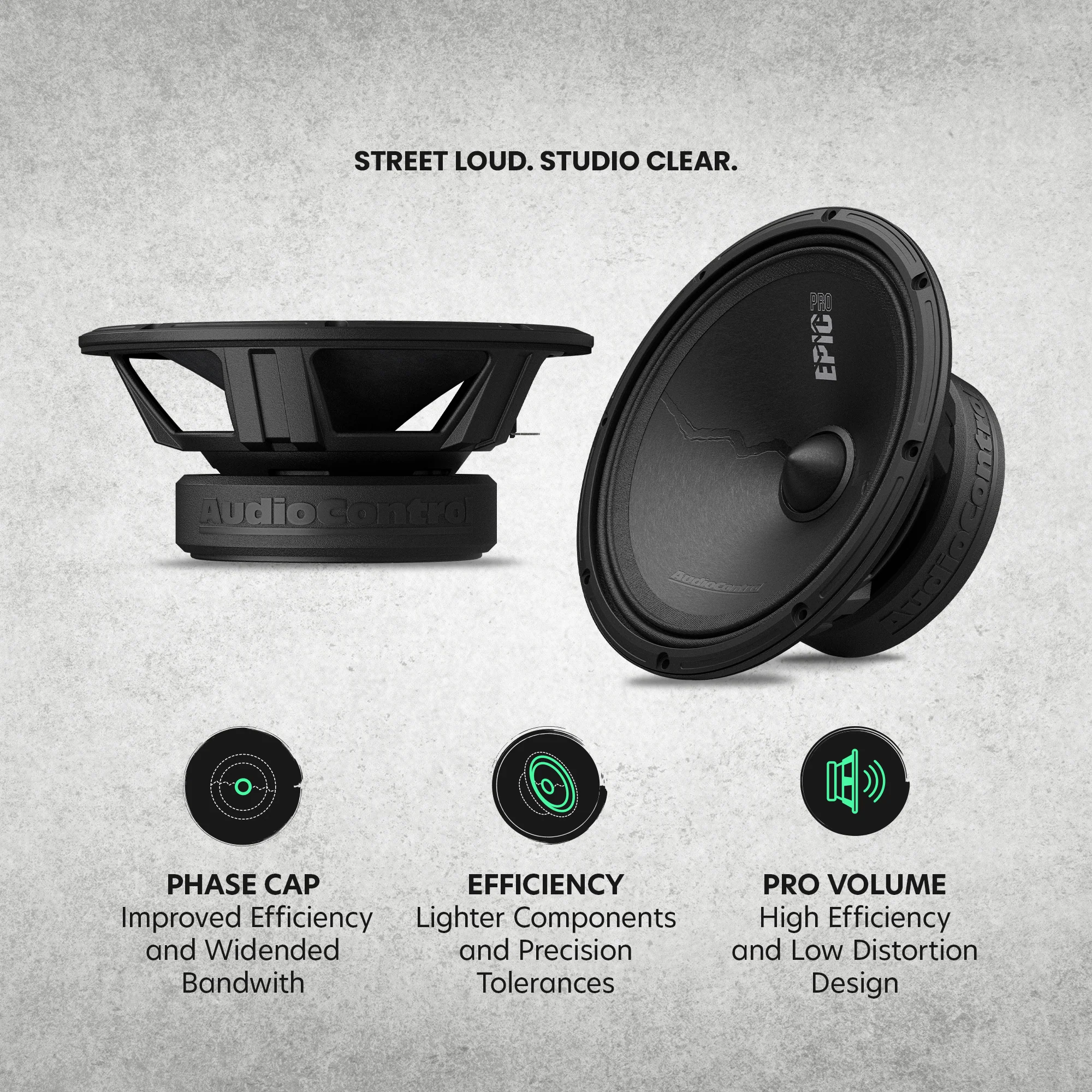 EPICPRO8X 8" Midrange Speakers, 250W RMS, 4 Ohms (Pair) - Image 4