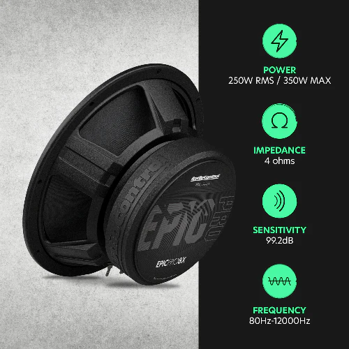 EPICPRO8X 8" Midrange Speakers, 250W RMS, 4 Ohms (Pair) - Image 6
