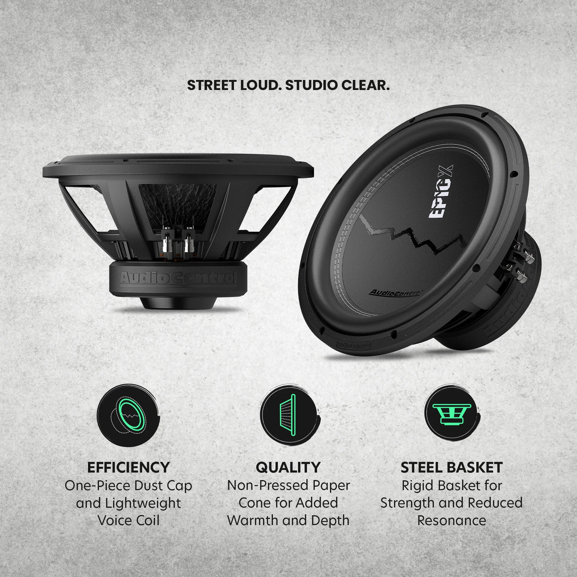 EPICX Series 12" Dual Voice Coil Subwoofer, 500W RMS, Dual 2/4 Ohms - Image 5