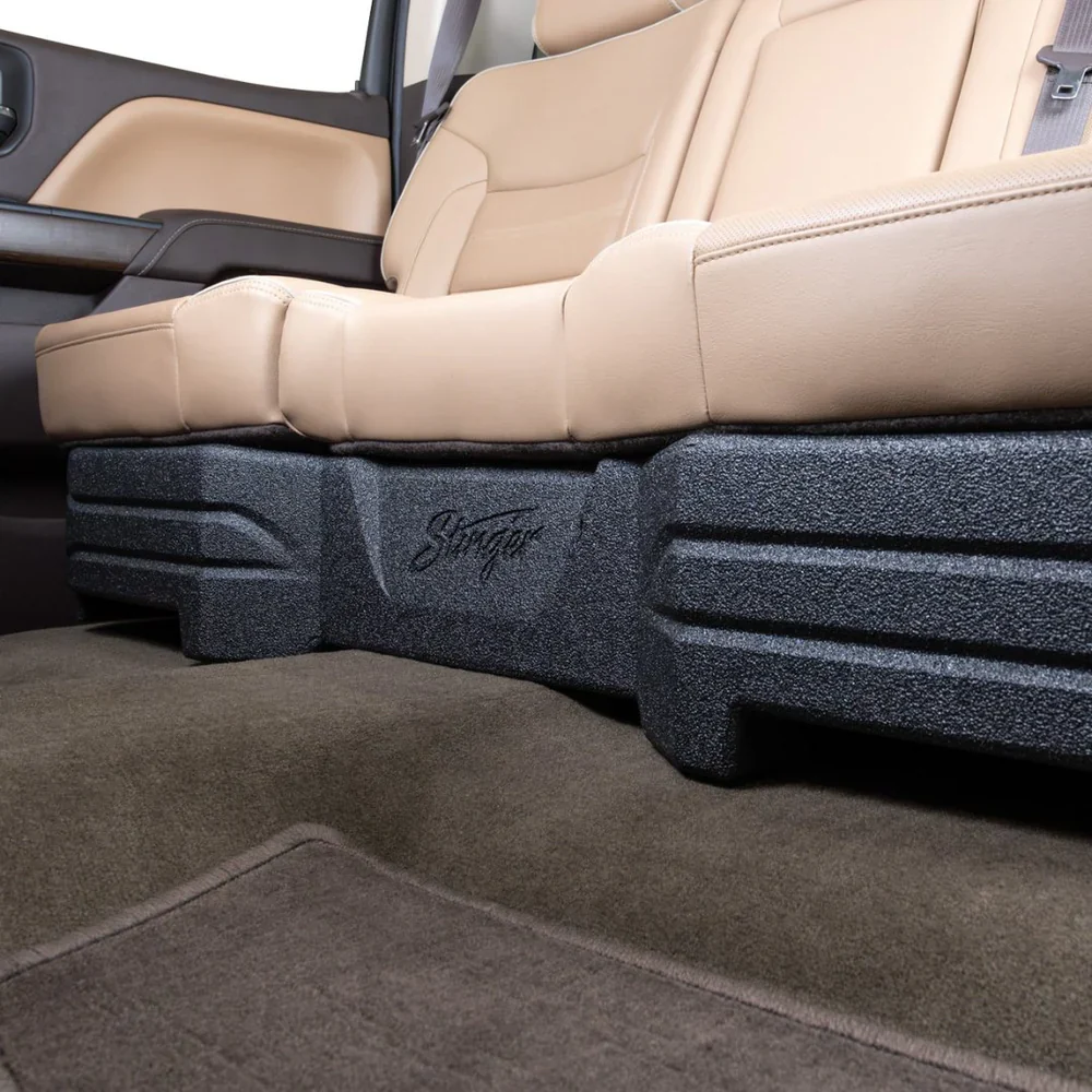 TXGM14D10 Chevy Silverado/GMC Sierra (2014-18) Under Seat Dual 10" Loaded Subwoofer Enclosure - Image 3