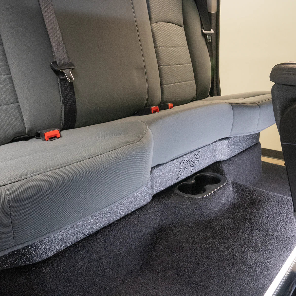 TXRM02D10 RAM Truck (2002-2025) Under Seat Dual 10" Loaded Subwoofer Enclosure - Image 3